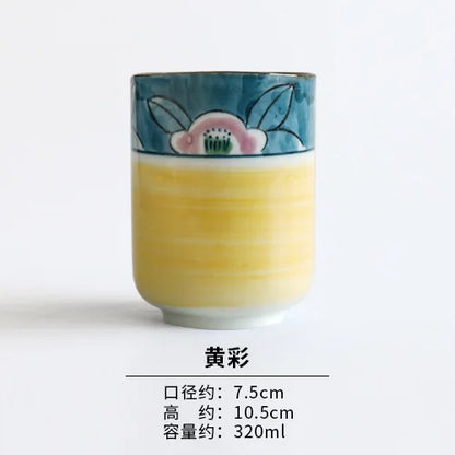 Vintage Japanese Hand-Painted Ceramic Mug - CM036