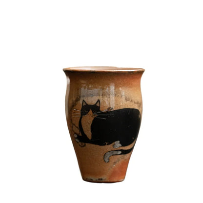 Retro Handmade pottery Small Cup