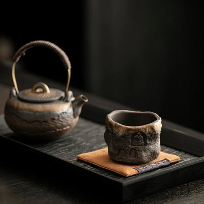 Retro Gold-plated Glaze Cup