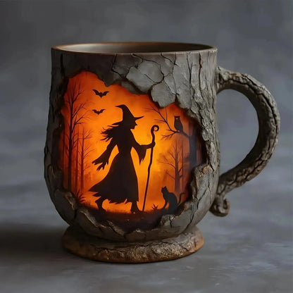 Halloween 3D Witch Mug