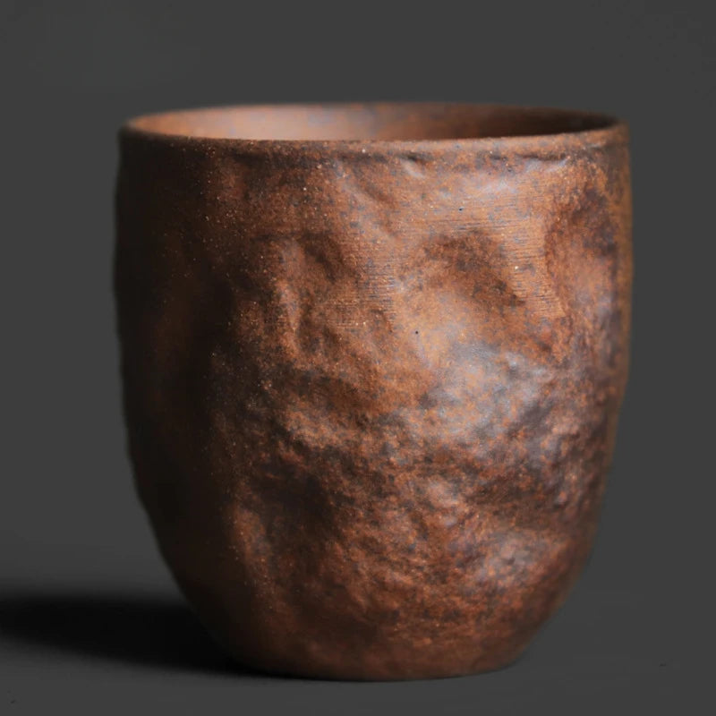 Rough Pottery Old Rock Clay Stone Texture Teacup