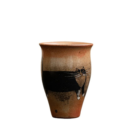 Retro Handmade pottery Small Cup