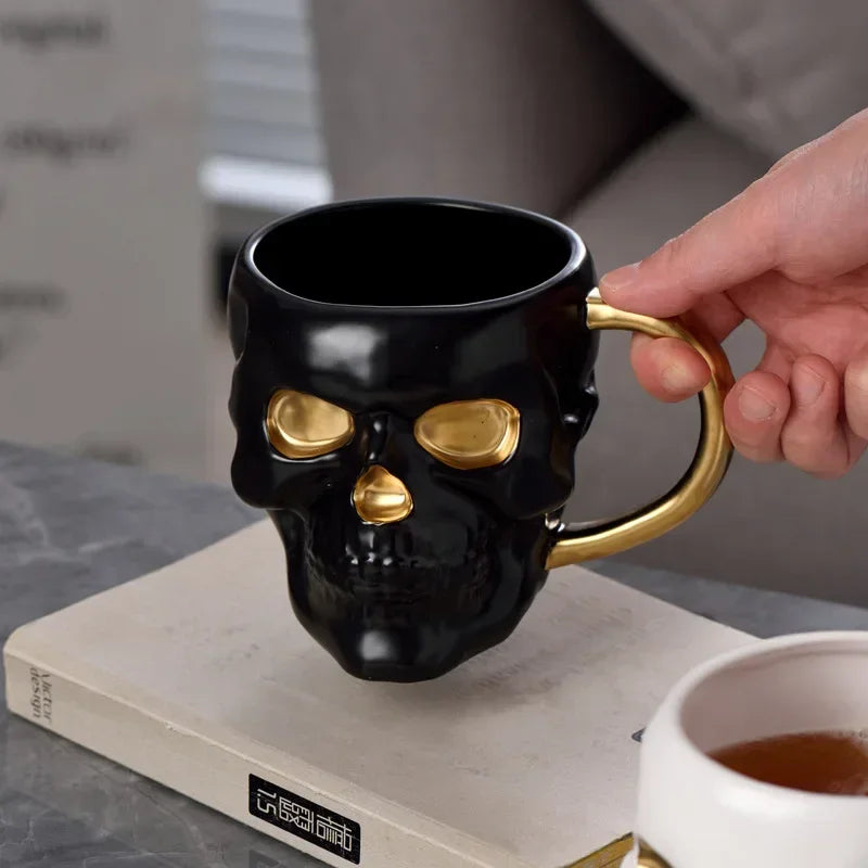 Halloween Skull Ceramic Mug