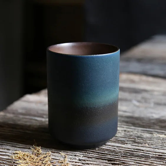 Stoneware Gradient Coffee Mug – No Handle