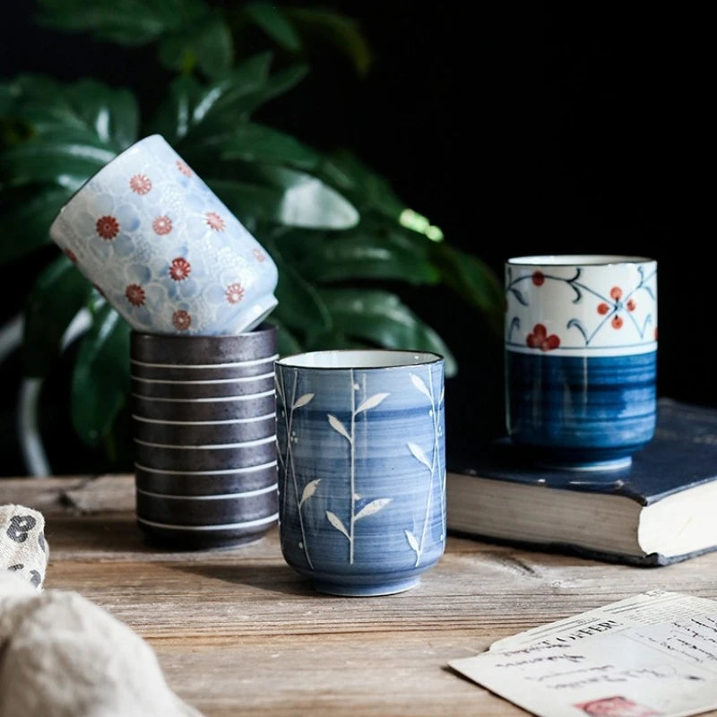 Vintage Japanese Hand-Painted Ceramic Mug - CM036