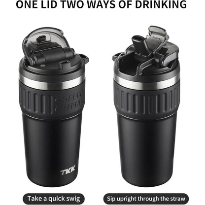 TKK Insulated Coffee Thermos with Ceramic Coating