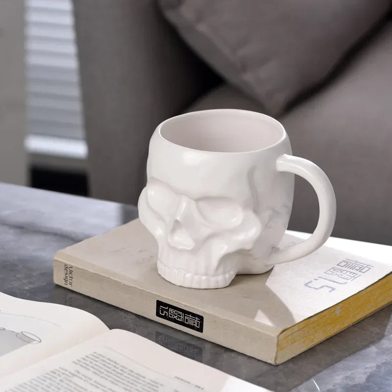 Halloween Skull Ceramic Mug