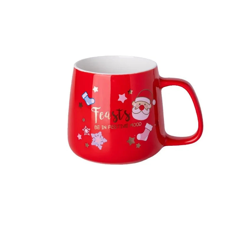Red Green Christmas Ceramic Mug