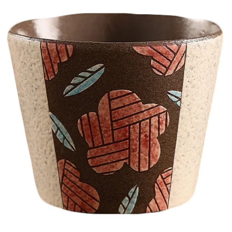 Vintage Jingdezhen Underglaze Ceramic Mug - CMCM030