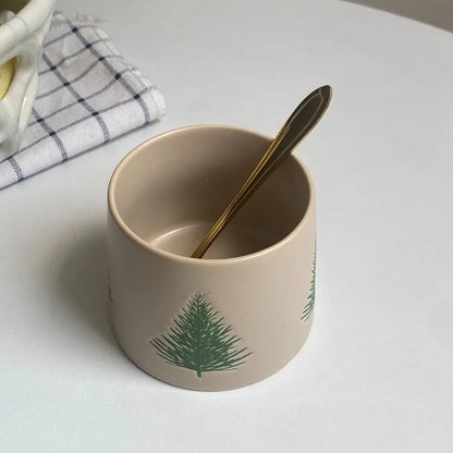 Minimalist Christmas Tree Ceramic Cup - CM053