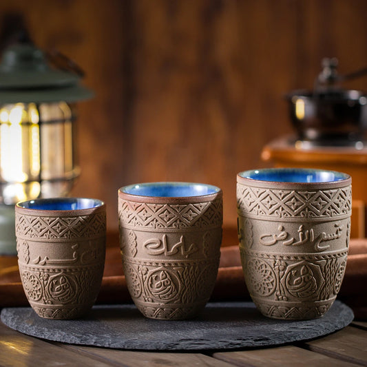 Middle Eastern Pottery Espresso Cup