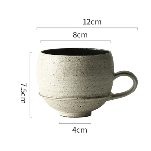 Rustic Handmade Rough Pottery Cup