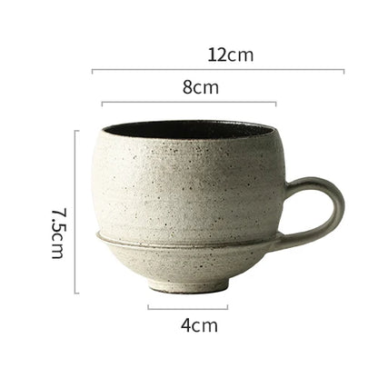 Rustic Handmade Rough Pottery Cup