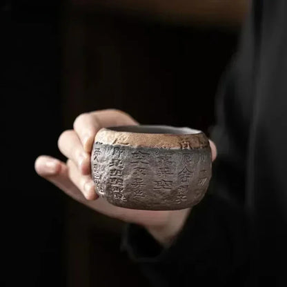 Rough Pottery Handmade Cup