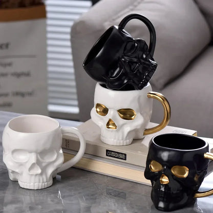 Halloween Skull Ceramic Mug