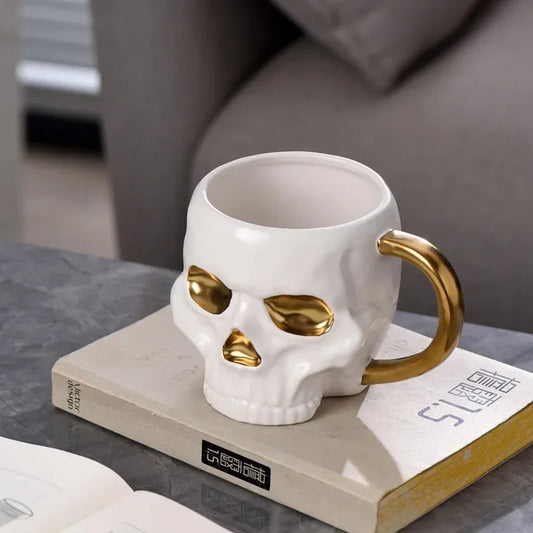 Halloween Skull Ceramic Mug