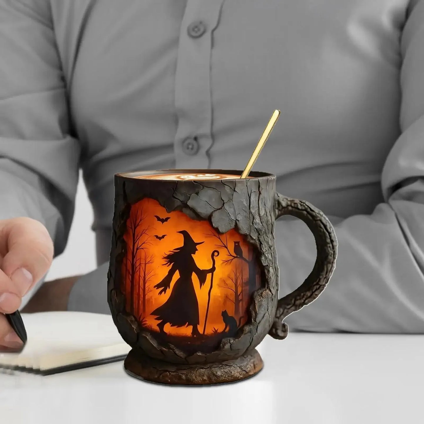 Halloween 3D Witch Mug