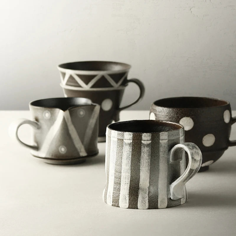 Rustic Handmade Rough Pottery Cup