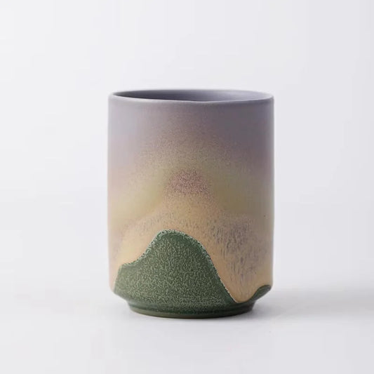 Stoneware Gradient Coffee Mug – No Handle
