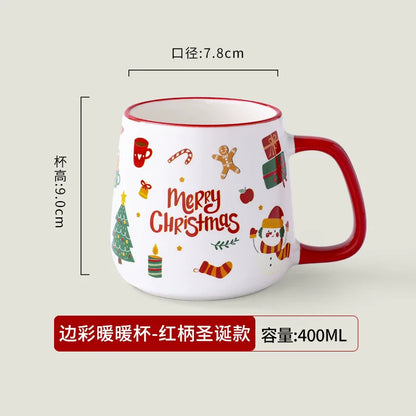 Red Green Christmas Ceramic Mug