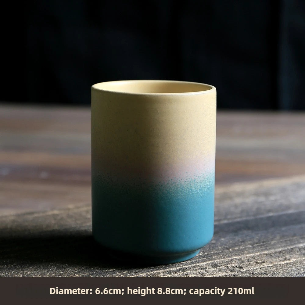 Stoneware Gradient Coffee Mug – No Handle