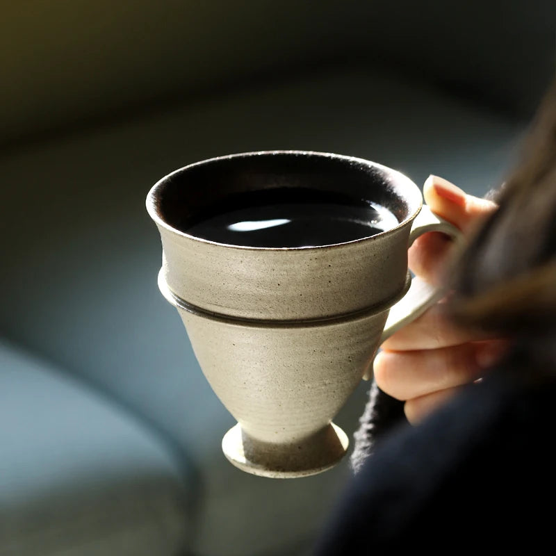 Rustic Handmade Rough Pottery Cup