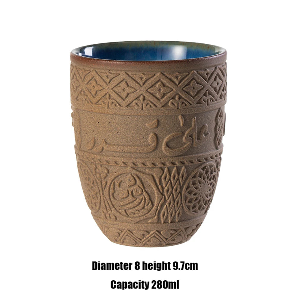 Middle Eastern Pottery Espresso Cup