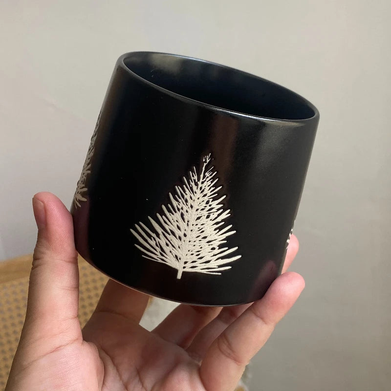 Minimalist Christmas Tree Ceramic Cup - CM053