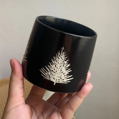 Minimalist Christmas Tree Ceramic Cup - CM053