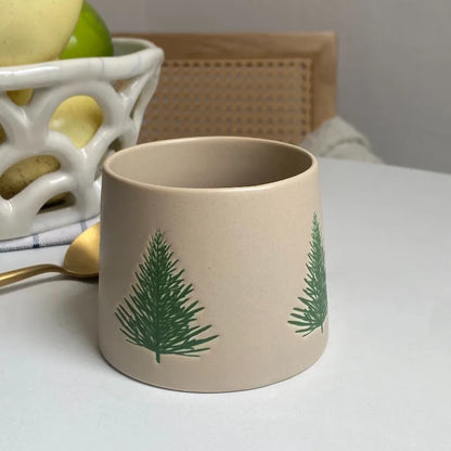 Minimalist Christmas Tree Ceramic Cup - CM053