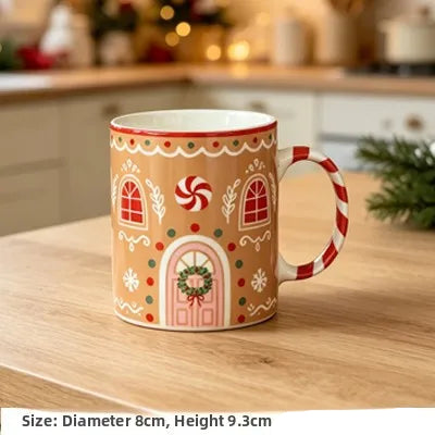 Gingerbread House Christmas Ceramic Mug - CM054