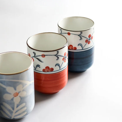 Vintage Japanese Hand-Painted Ceramic Mug - CM036