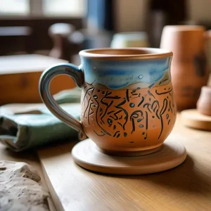 pottery mug